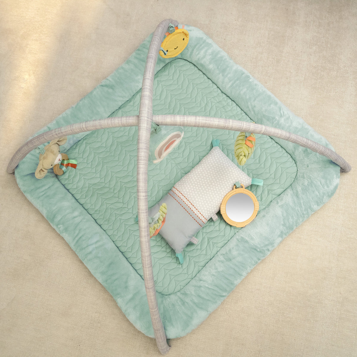 Ingenuity Calm Springs Plush Activity Baby Gym