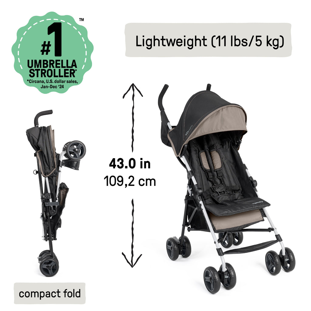 Ingenuity 3Dmini Convenience Stroller, Cashew