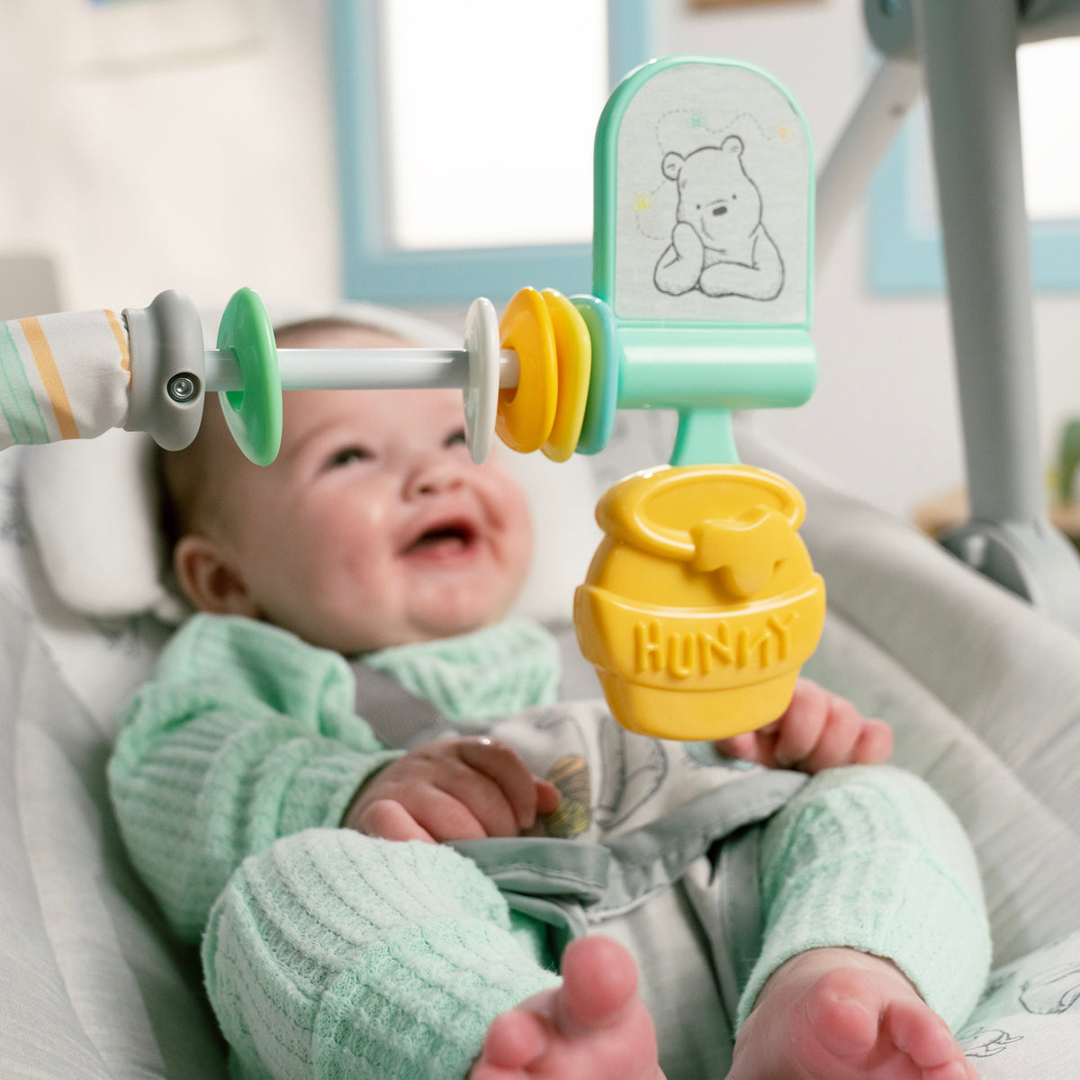 Bright Starts Disney Winnie the Pooh Classic Pals Milestone Swing