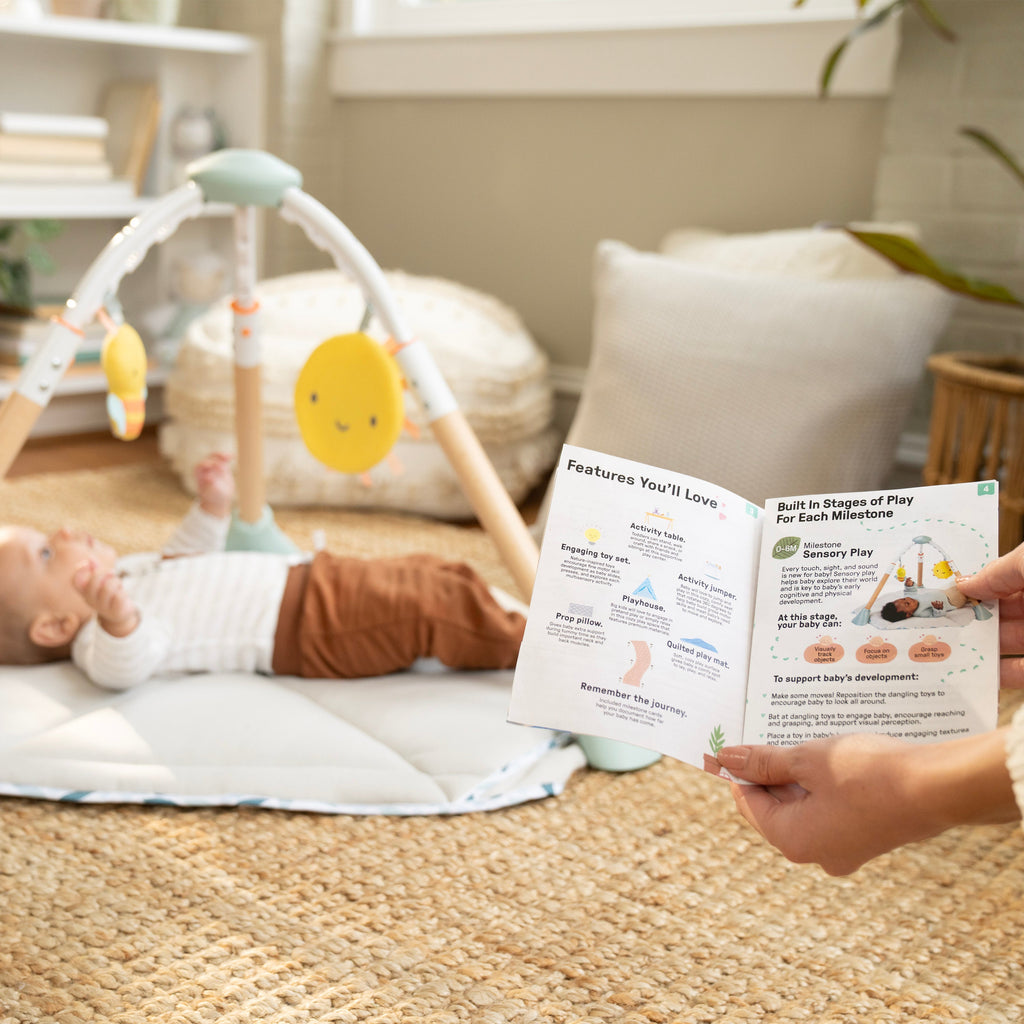 Ingenuity Tummy-to-Toes 6-in-1 Milestone Center, For Ages 0-48 Months