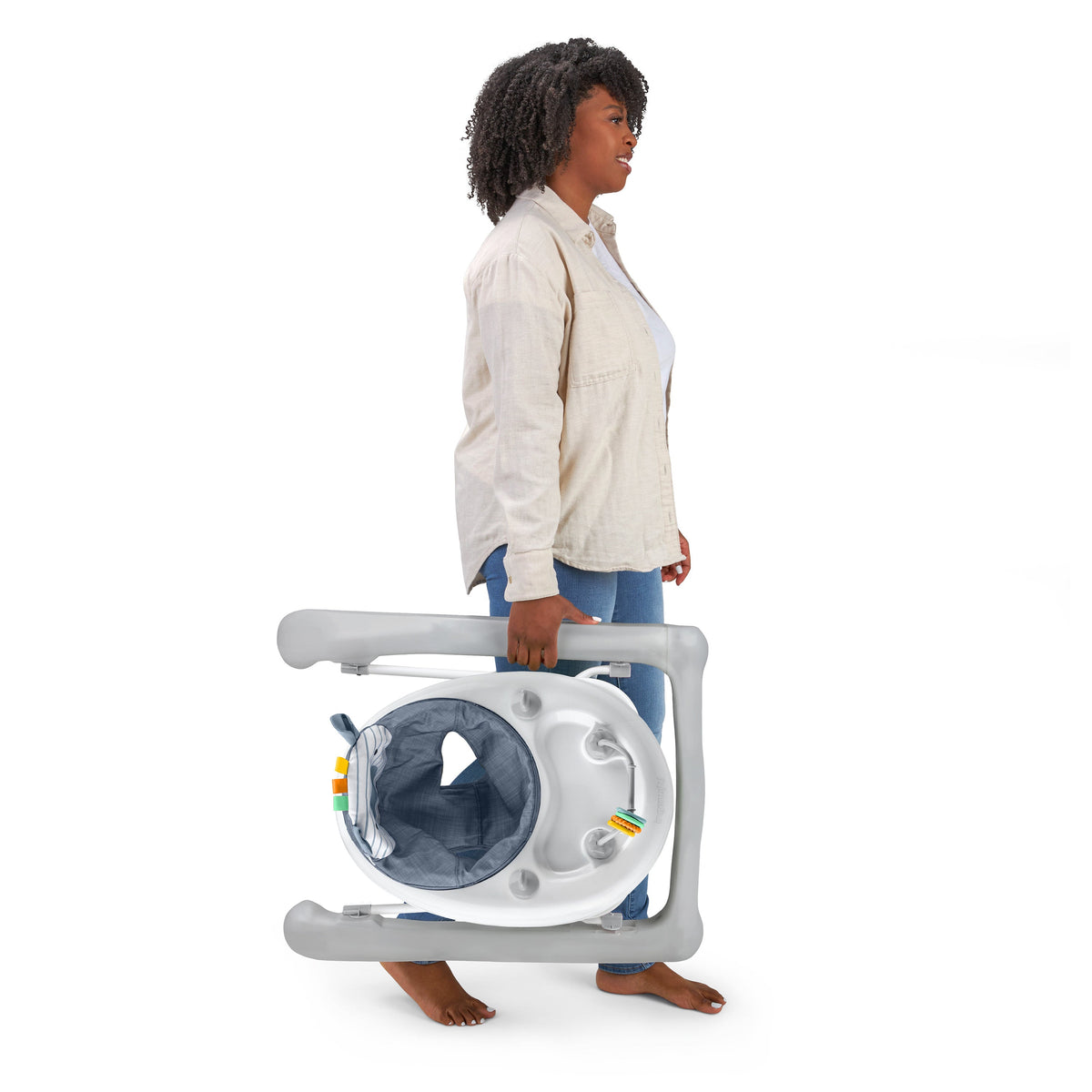 Ingenuity Smooth Strides Activity Walker - Chambray