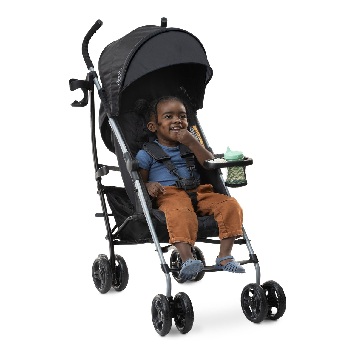 Summer by Ingenuity 3Dlite Convenience Stroller - Black - Silver