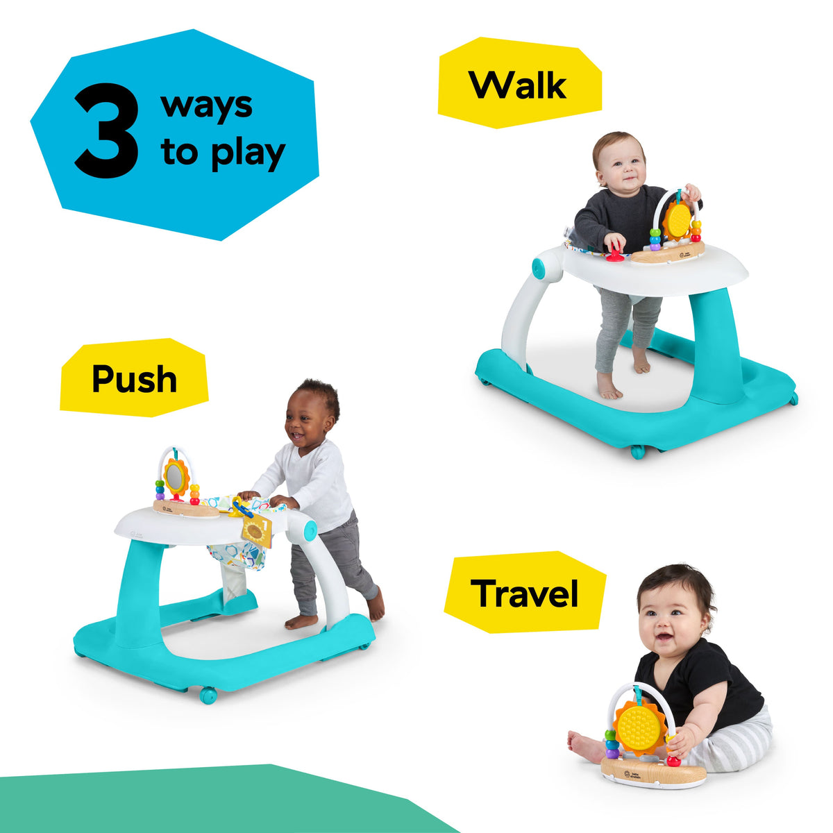 Baby Einstein 3-in-1 Discover More Developmental Activity Walker, Ages 6+ Months