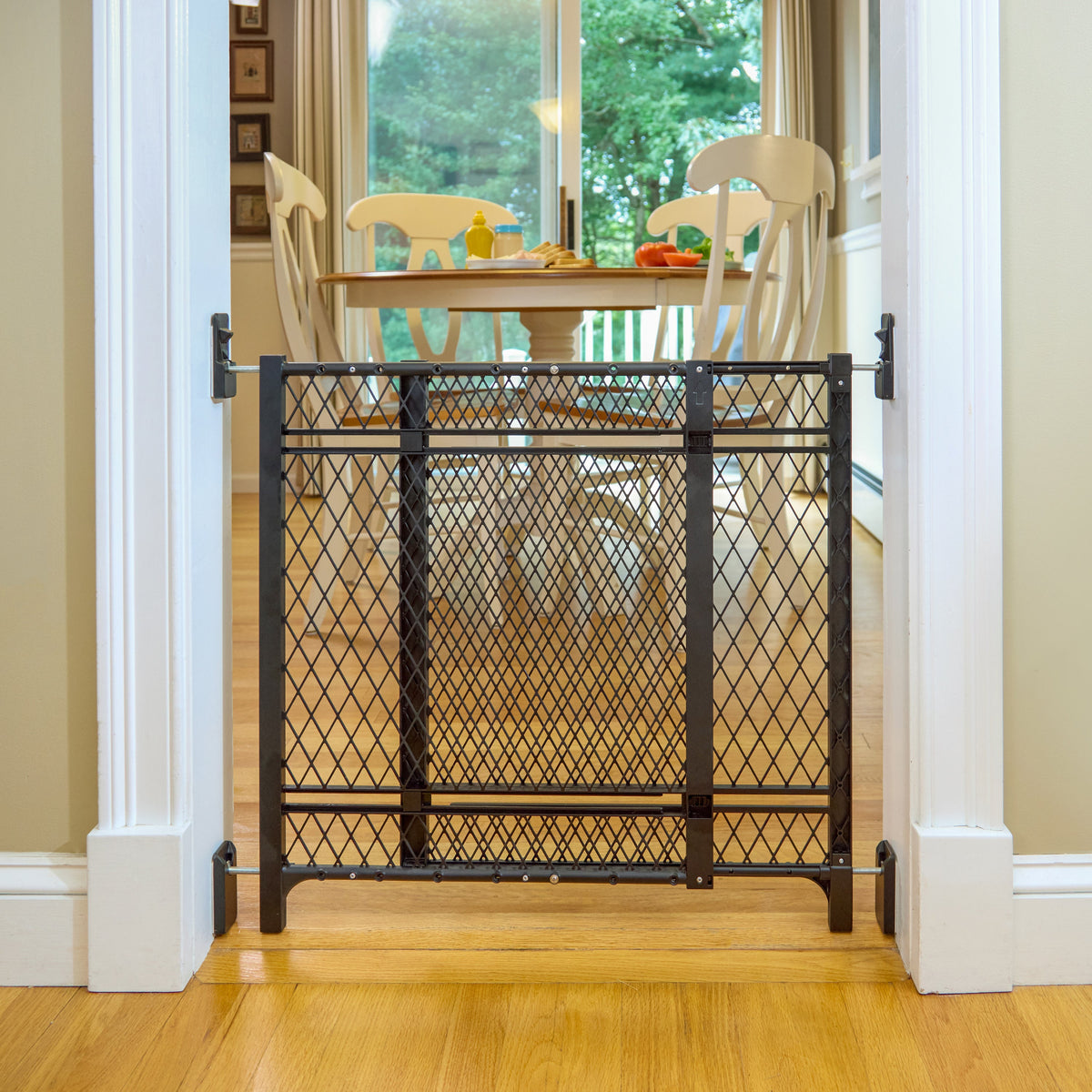 Doorway 42W Series Baby and Dog Gate 2-PK, Openings 23-42 Wide, 24 tall - Galvanized Steel
