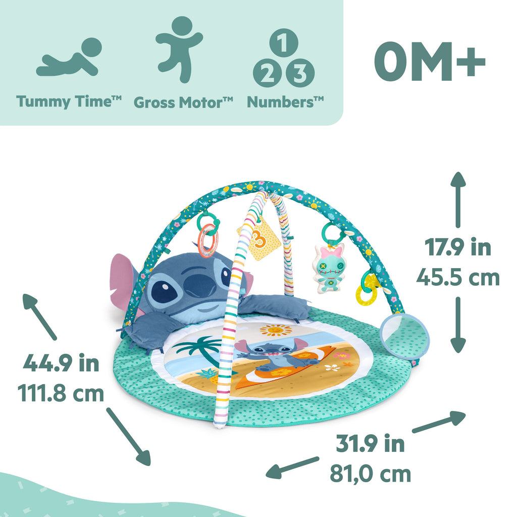 Disney Baby Stitch Party in Paradise Activity Gym, For Newborns and Up