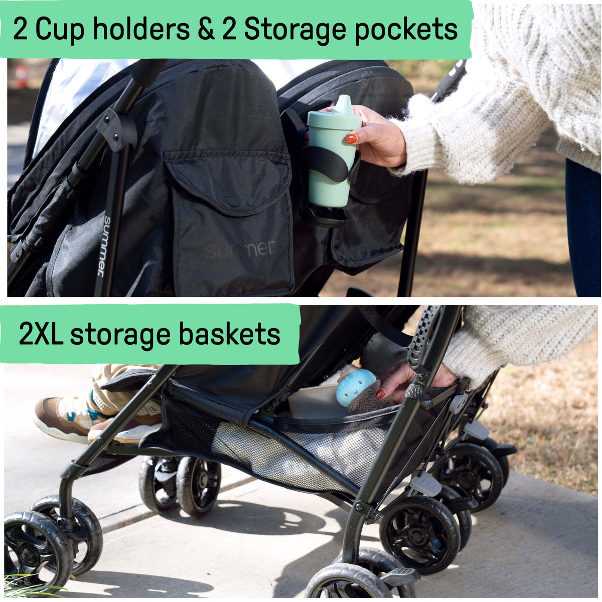 3Dlite Double Convenience Stroller