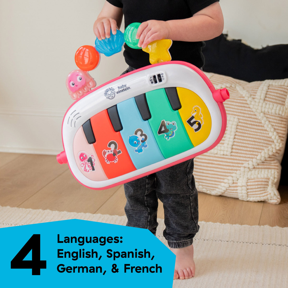 Baby Einstein 4-in-1 Kickin Tunes Jellyfish Jamboree Music & Language Discovery Gym