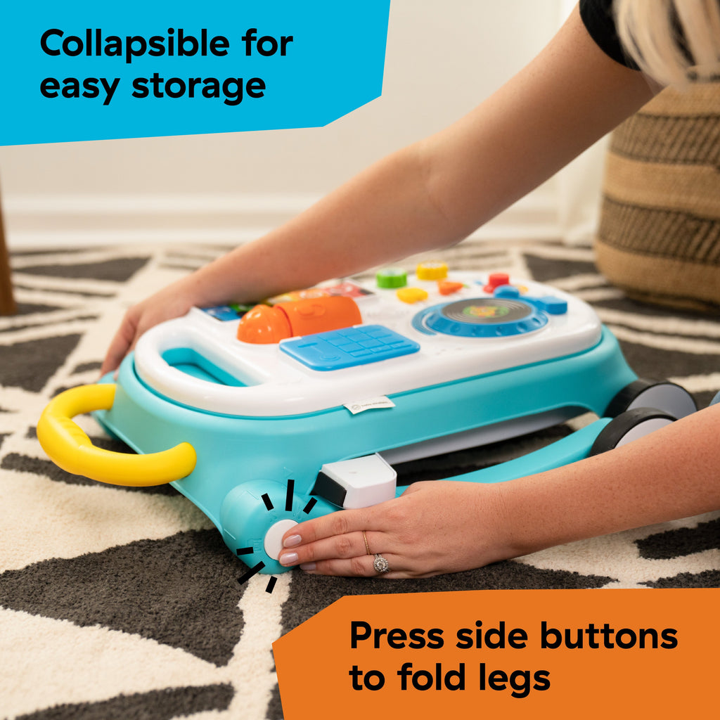 Baby Einstein Musical Mix N Roll 4-in-1 Baby Walker and Activity Table