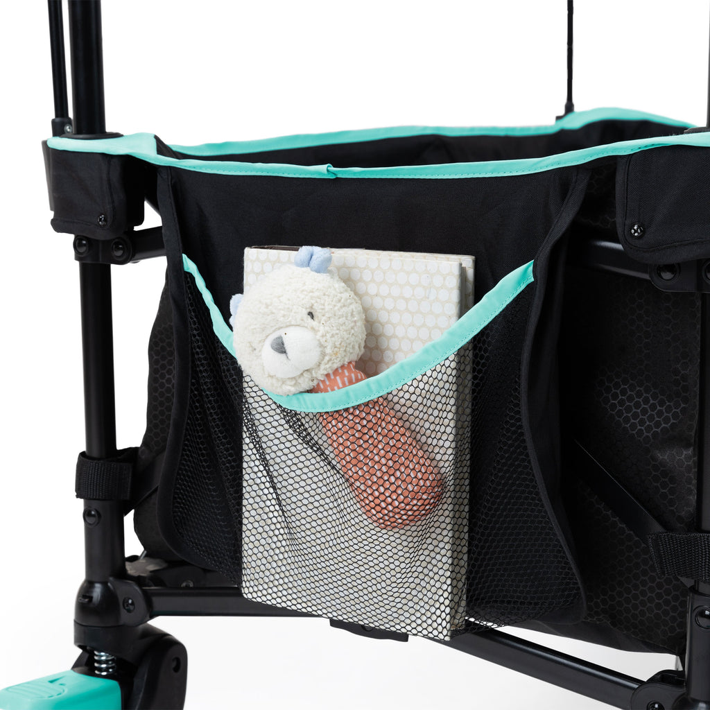 Summer by Ingenuity Pop 'N Ride Stroller Wagon - Black & Teal