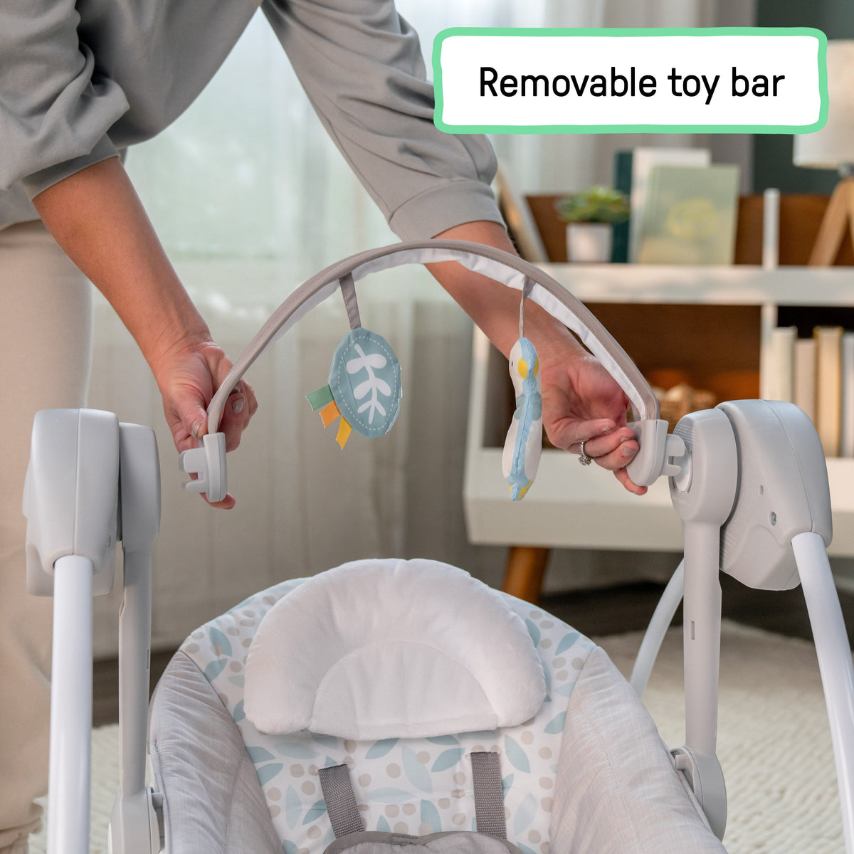Ingenuity Comfort 2 Go Portable Swing - Endless Bloom