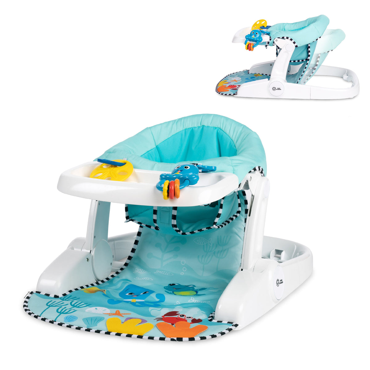 Baby Einstein Sea of Support 2-in-1 Sit-Up Floor Seat, Ages 4 Months and Up