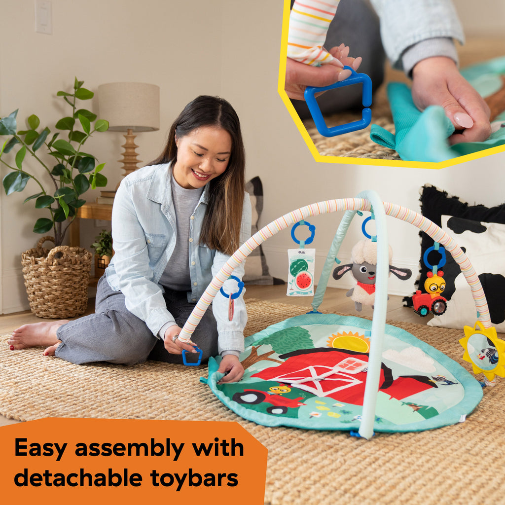 Baby Einstein Farm Explorers Happy Harvest Touch & Feel Activity Gym