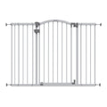 The Thruway 53W Series Pet and Baby Gate, Openings 29.5-53, 38 Tall - Gray