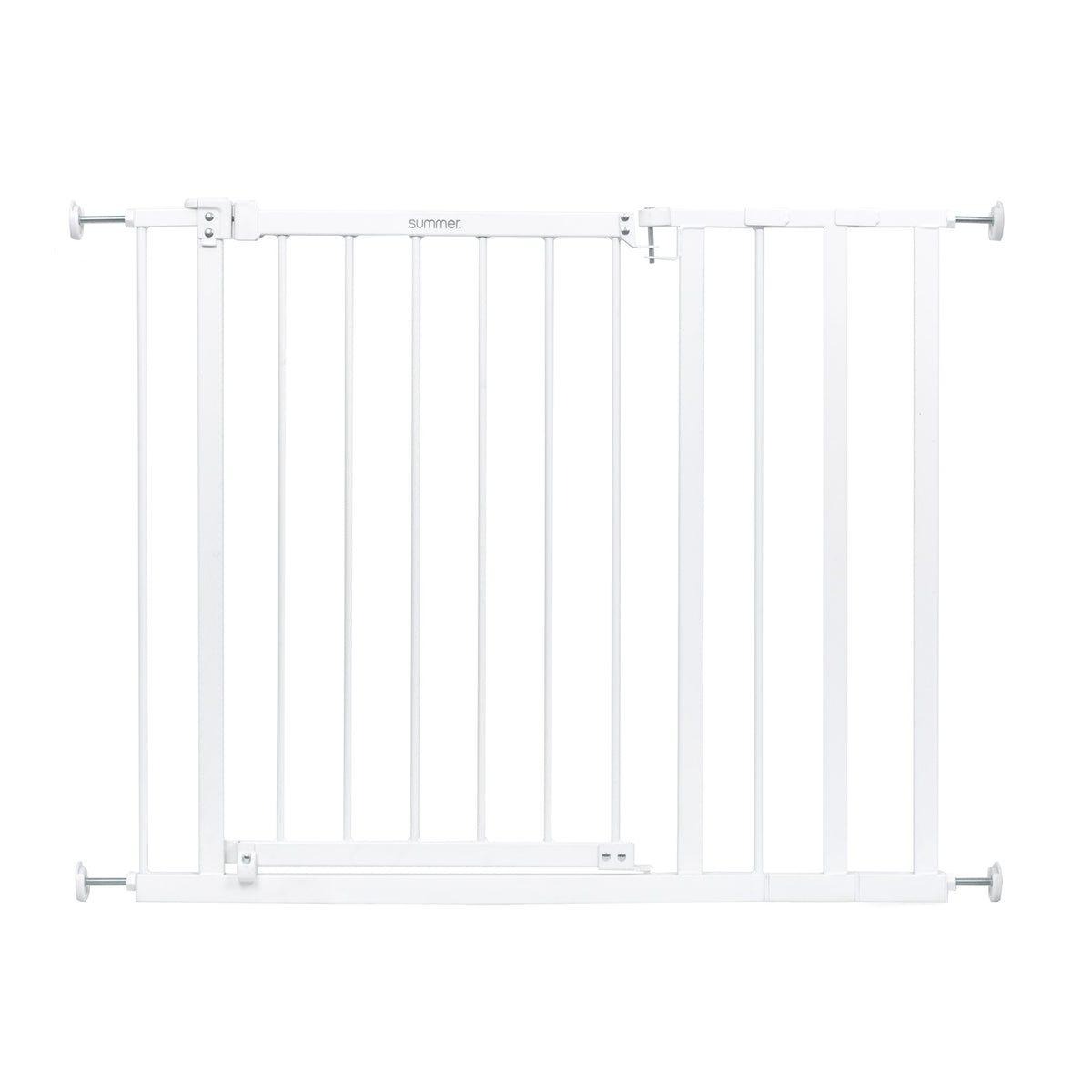 Everywhere Extra Wide Walk-Thru Pet and Baby Gate, Openings 28.75-39.75 Wide - White