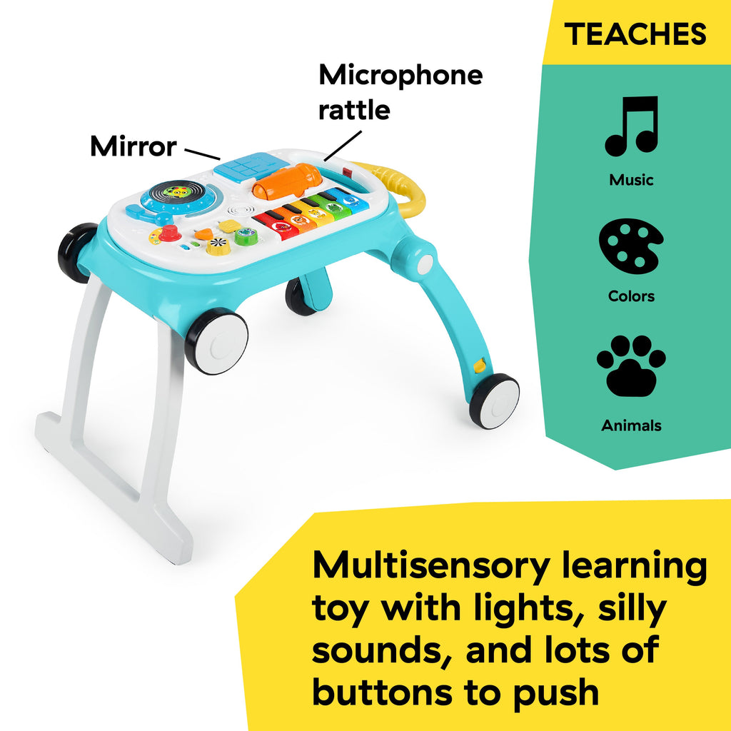 Baby Einstein Musical Mix N Roll 4-in-1 Baby Walker and Activity Table