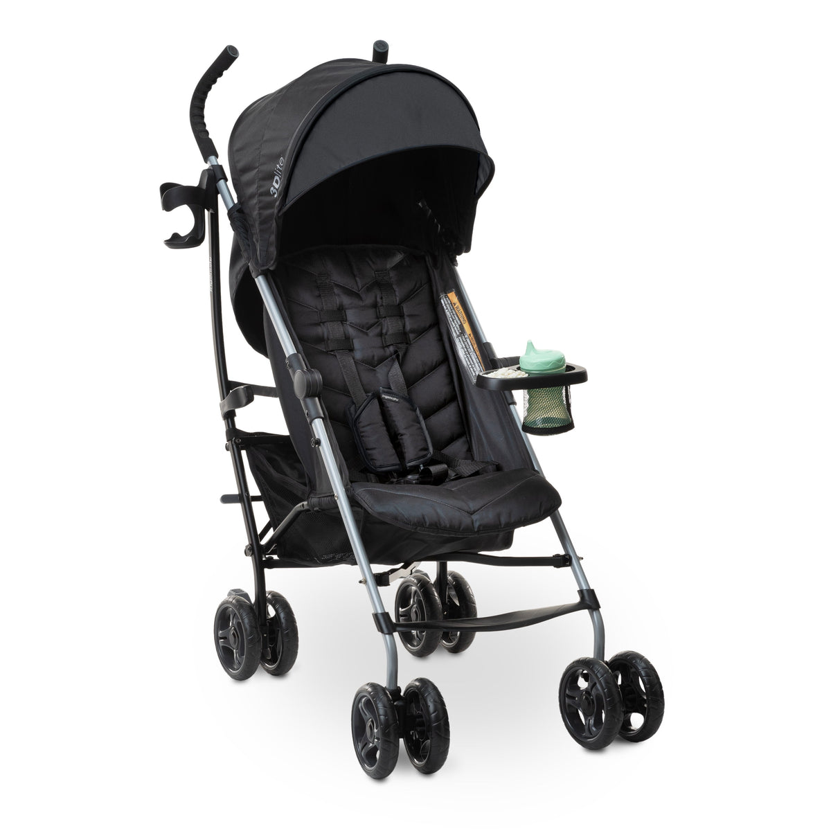 Summer by Ingenuity 3Dlite Convenience Stroller - Black - Silver