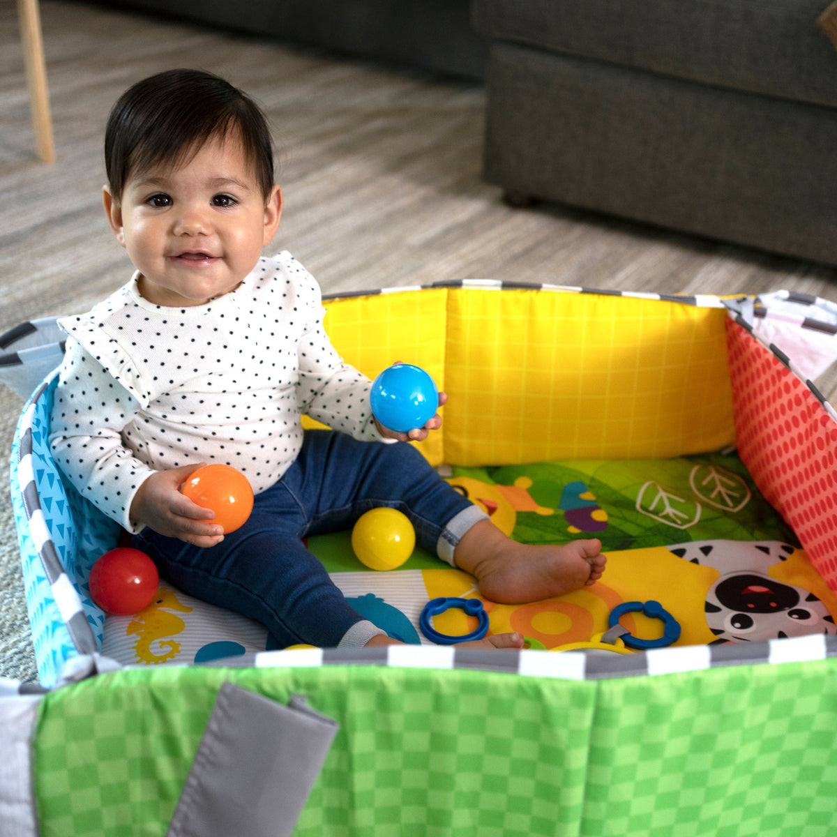 Baby Einstein Patch's 5-in-1 Color Playspace Activity Play Gym & Ball Pit
