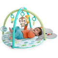 Bright Starts Hug n Cuddle Elephant Baby Gym and Tummy Time Play Mat with Toys