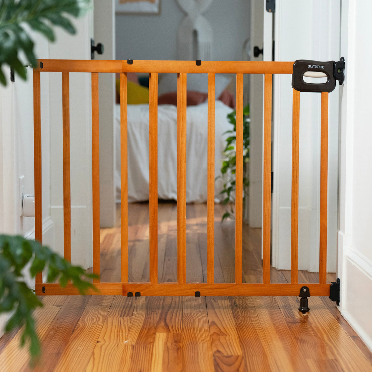 Ingenuity The Stairway 48W Series Pet and Baby Gate, Openings 30-48 Wide, 32Tall - Brown