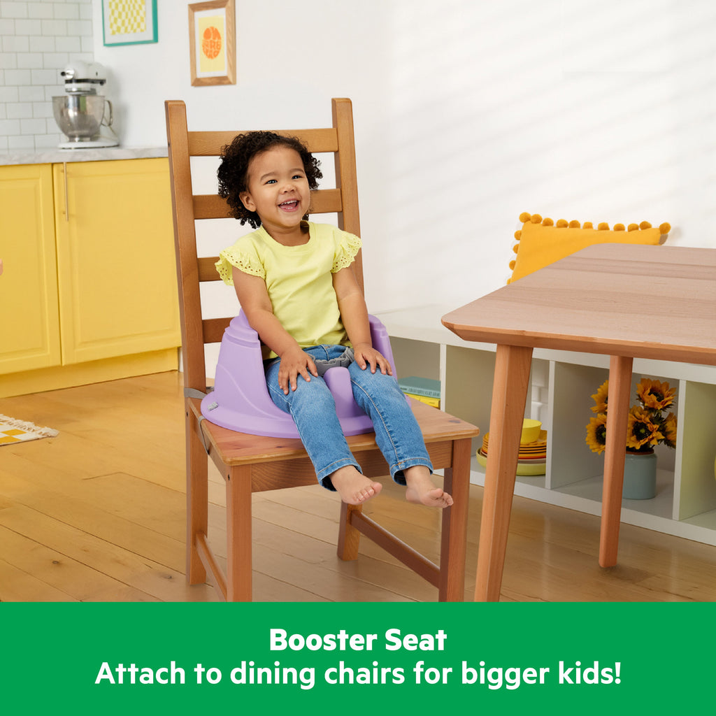 Bright Starts SuperSeat 3-in-1 Seat with Snacking Tray, Pink Paradise, 6 Months+