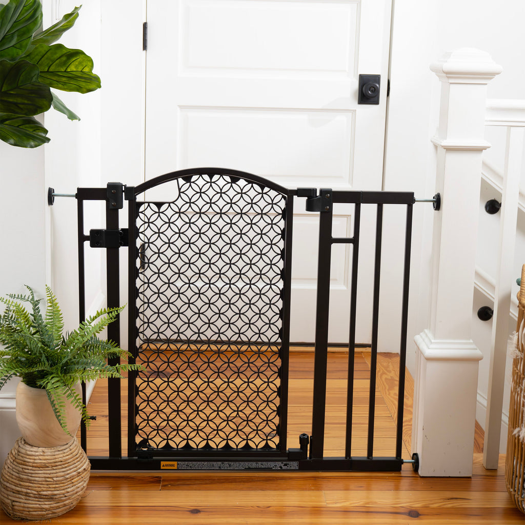 The Doorway 42W Series Pet and Baby Gate, Openings 28- 42 Wide, 30 Tall - Espresso