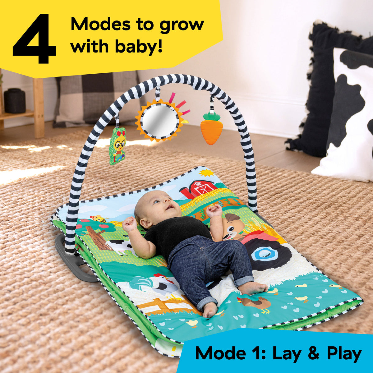 Baby Einstein Farm Explorers Busy Barnyard Grow With Me Activity Gym