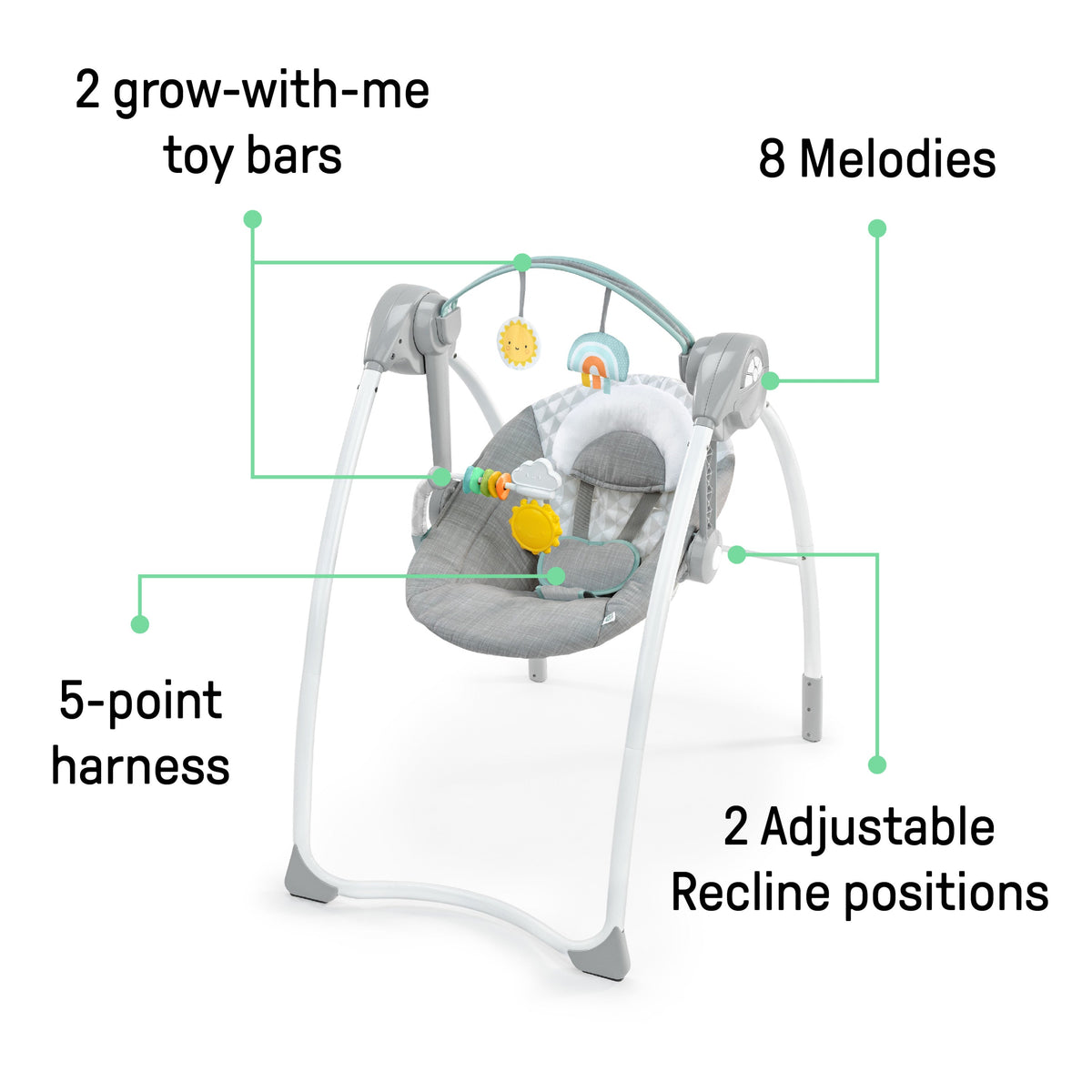 Sun Valley Milestone Swing - Grey