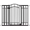 The Doorway 48W Series Pet and Baby Gate, Openings 28.5 to 48 - 36 Tall - Black