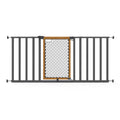 The Thruway 60XW Series Extra Wide Safety Pet and Baby Gate, 30-60 Wide, 26 Tall  Honey Oak