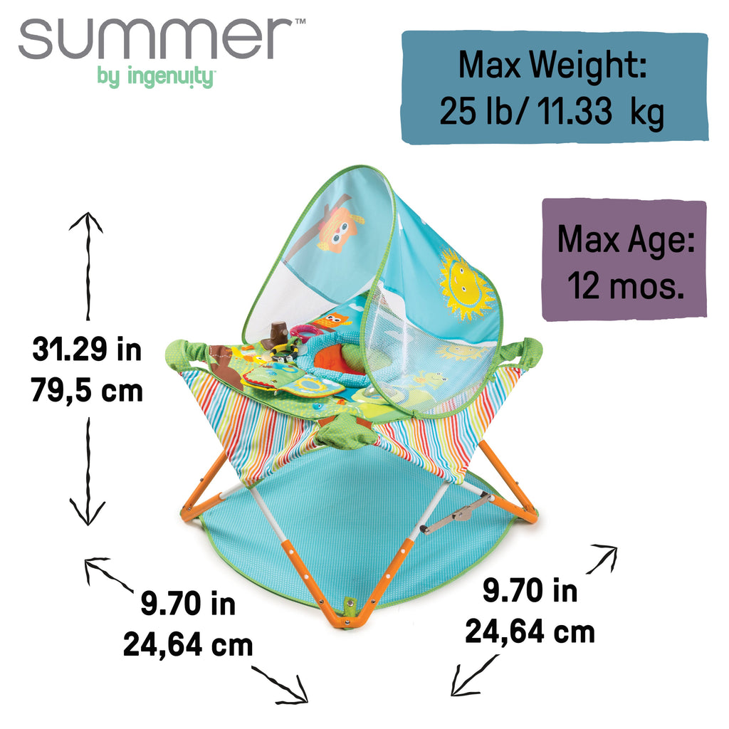 Summer by Ingenuity Pop 'N Jump With Canopy