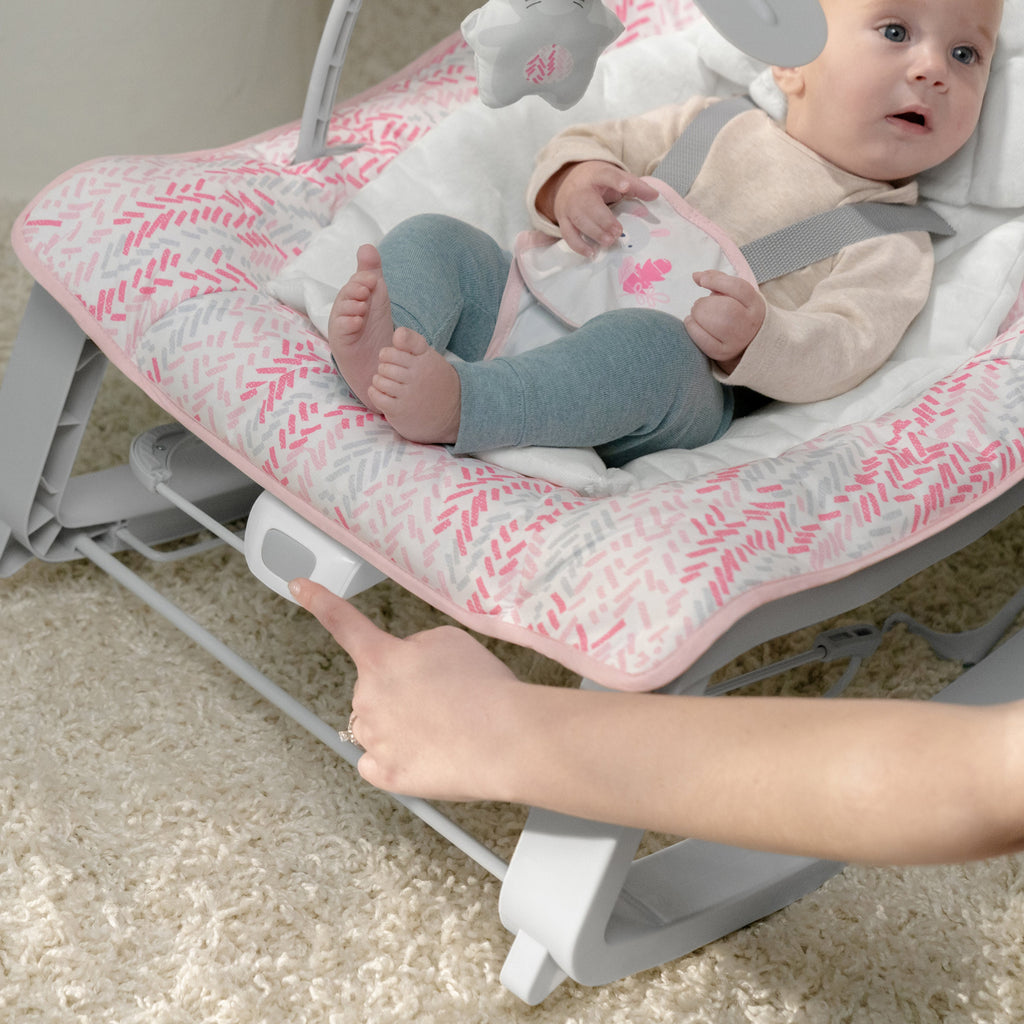 Ingenuity Keep Cozy 3-in-1 Grow with Me Baby Bouncer, Rocker & Toddler Seat, Lily