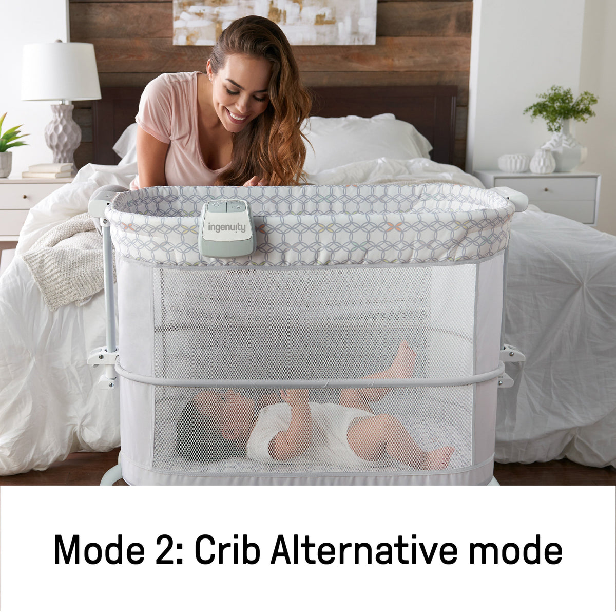 Ingenuity Dream & Grow Bedside Bassinet - Dalton