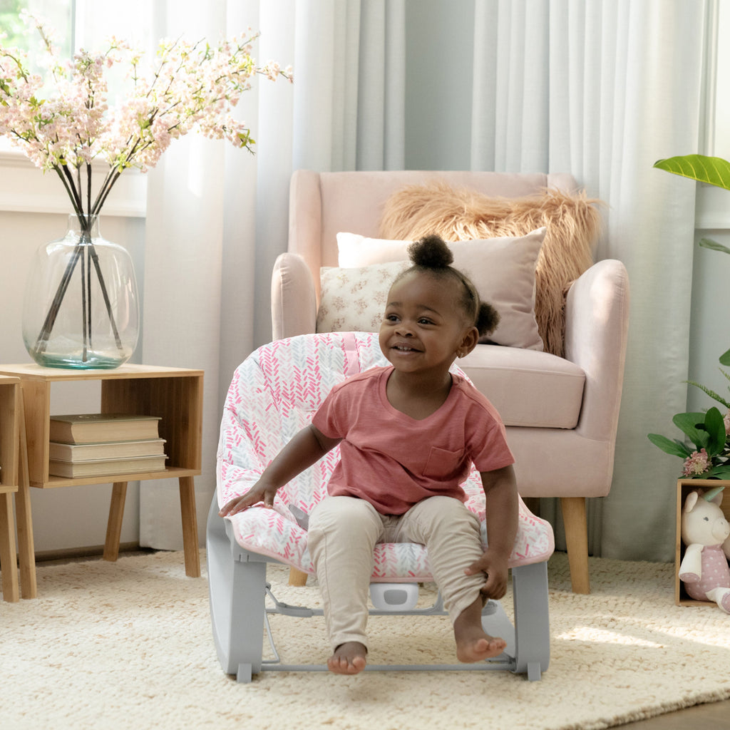 Ingenuity Keep Cozy 3-in-1 Grow with Me Baby Bouncer, Rocker & Toddler Seat - Lily