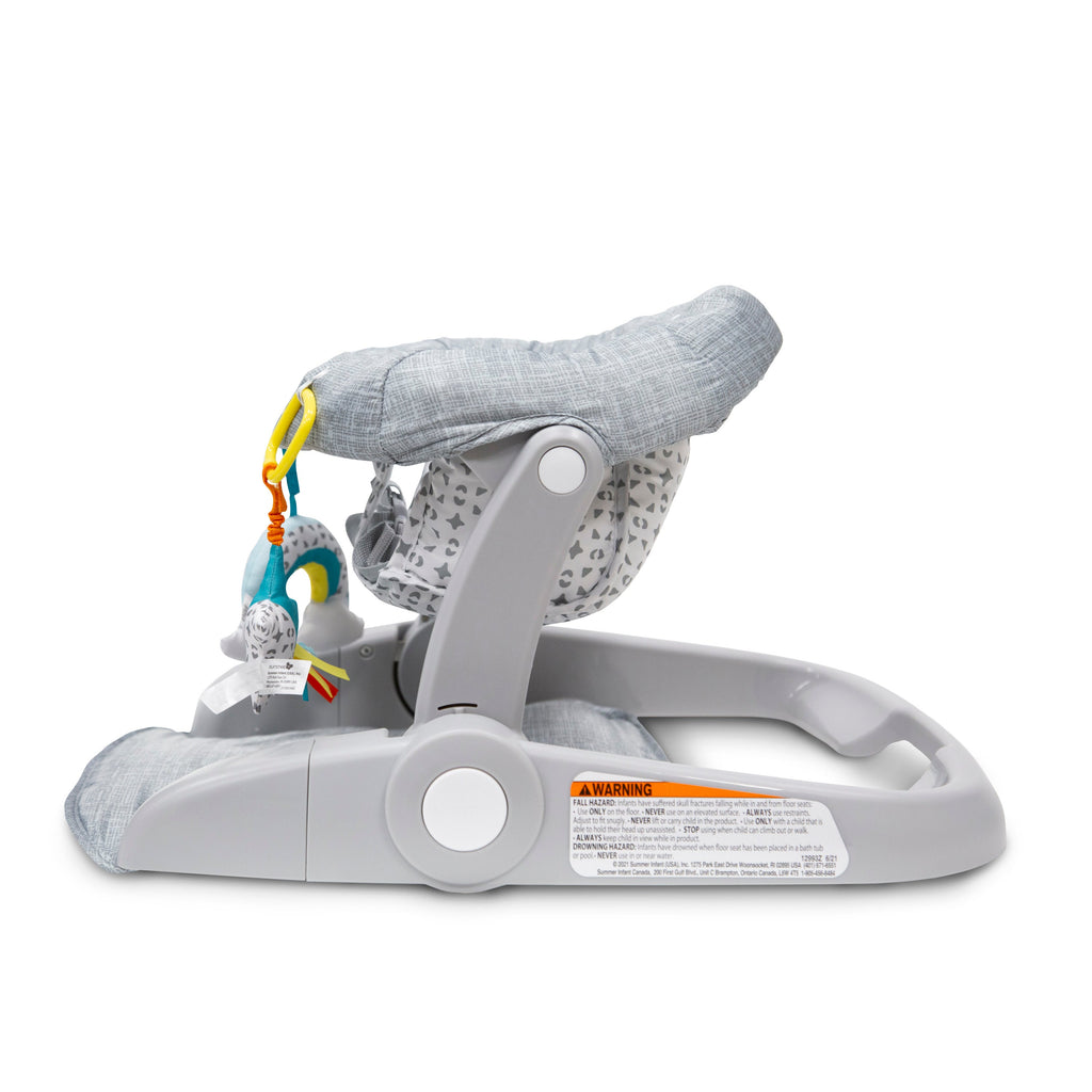 Learn-to-Sit 2-position Seat - Heather Gray