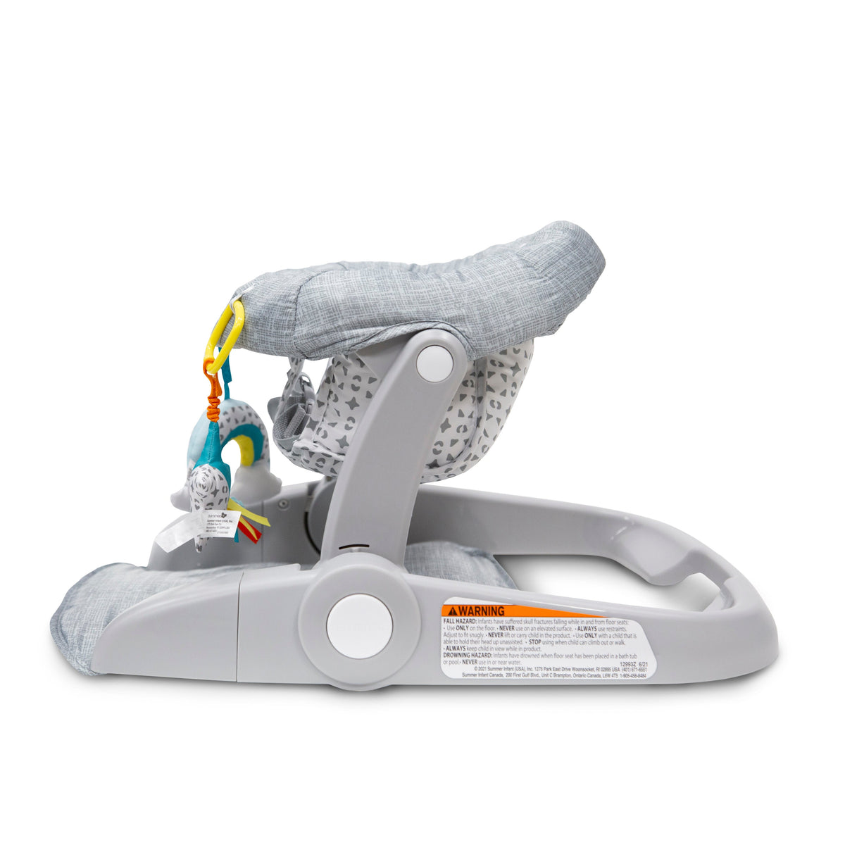 Learn-to-Sit 2-position Seat - Heather Gray