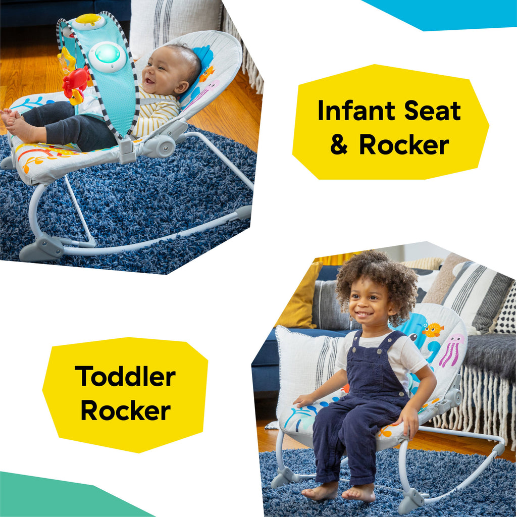 Kick to It Opus Musical Infant to Toddler Rocker