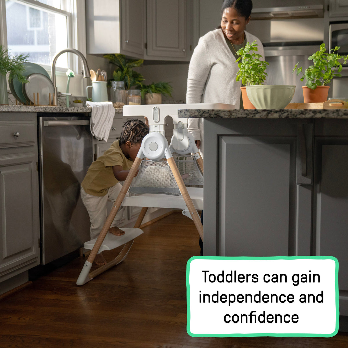 Ingenuity Table-to-Tower 2-in-1 Step Stool