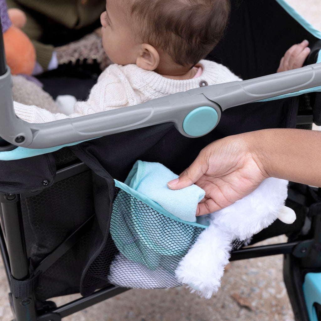 Summer by Ingenuity Pop 'N Ride Stroller Wagon - Black & Teal