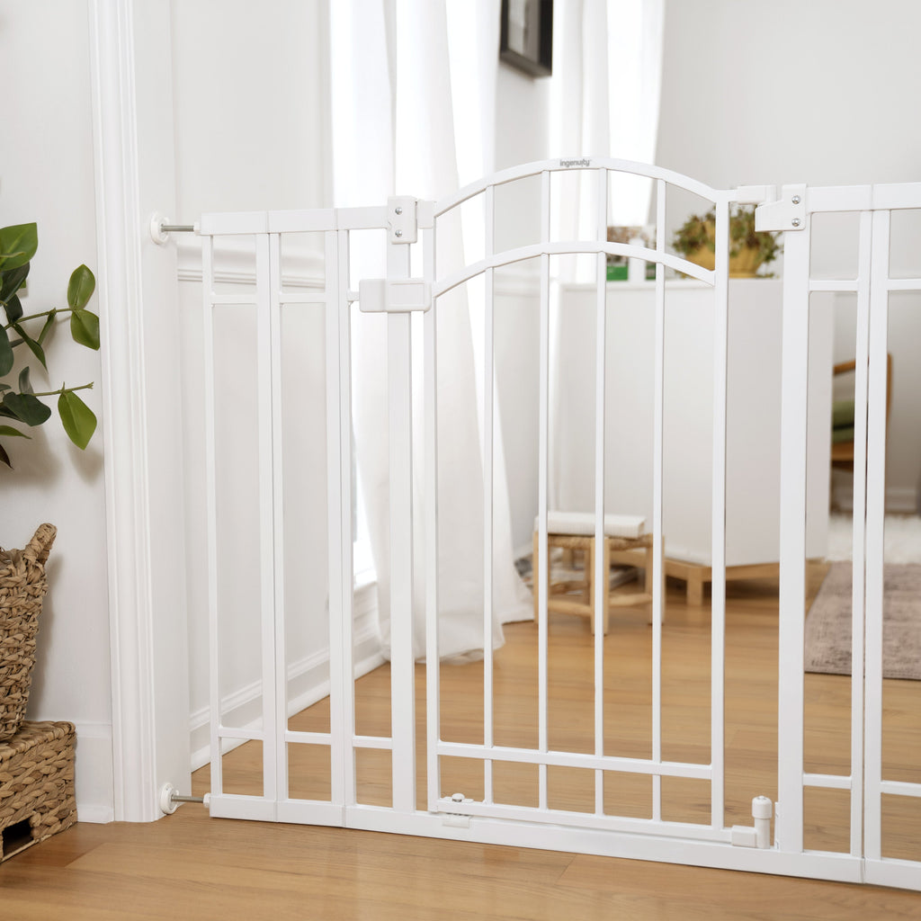 Doorway 48W Series Safety Pet and Baby Gate, openings 29-48 Wide, 36 Tall - White
