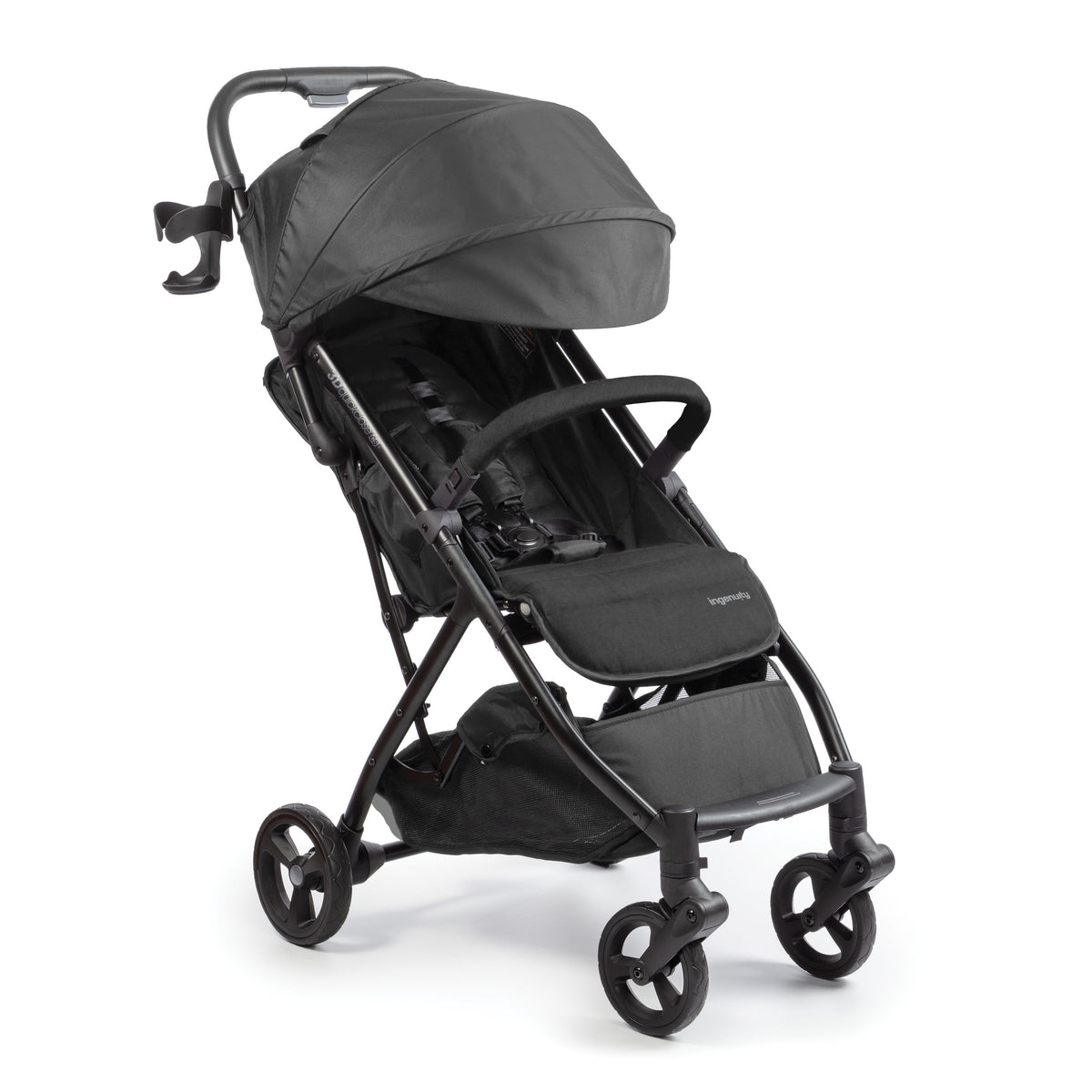 Ingenuity 3Dquickclose CS+ Compact Fold Infant Baby Stroller - Black