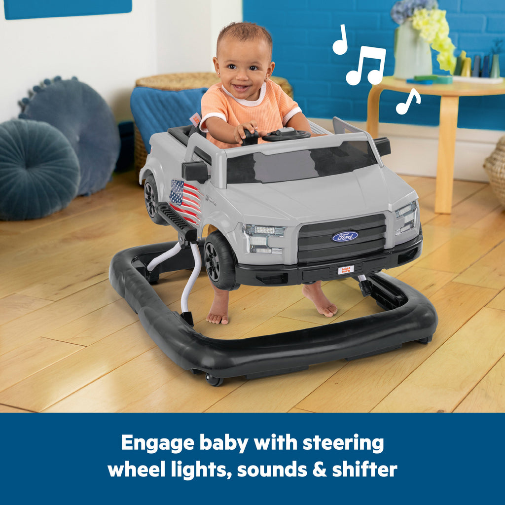 Bright Starts Ways to Play Walker - Ford F-150, All American, 4-in-1 Walker