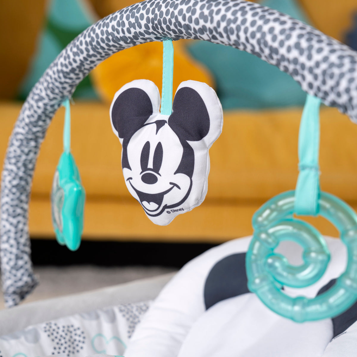 Bright Starts Disney Baby MICKEY MOUSE Cloudscapes Comfy Baby Bouncer