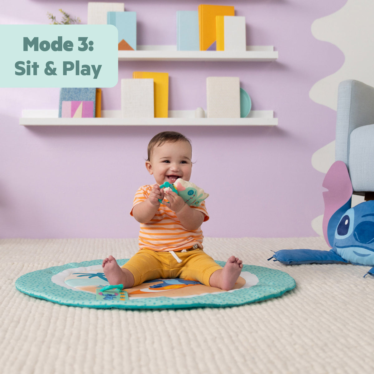 Disney Baby Stitch Party in Paradise Activity Gym, For Newborns and Up