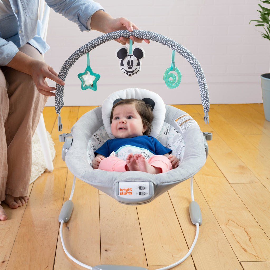 Bright Starts Disney Baby MICKEY MOUSE Cloudscapes Comfy Baby Bouncer