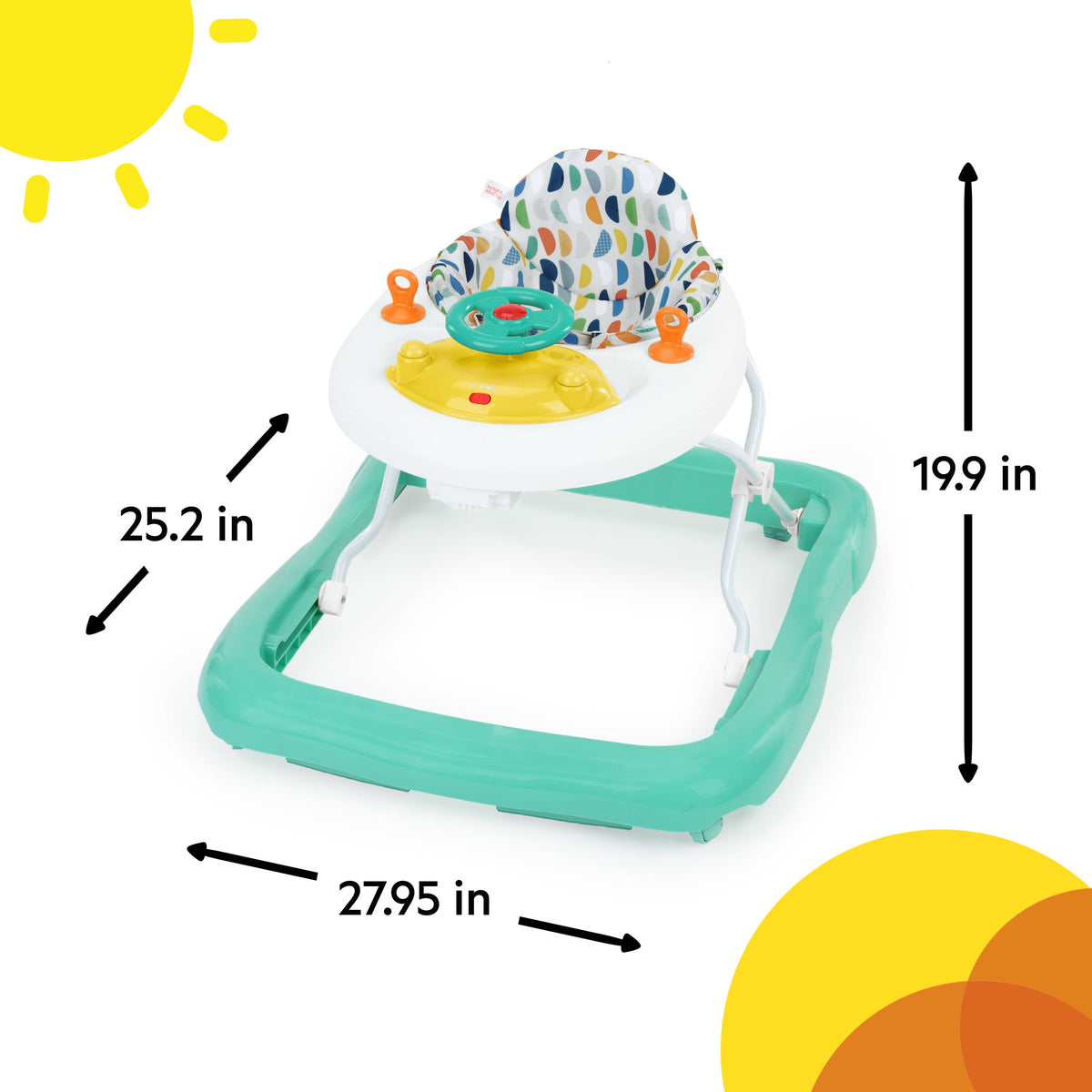 Bright Starts Ready to Roll Lights & Sounds Walker