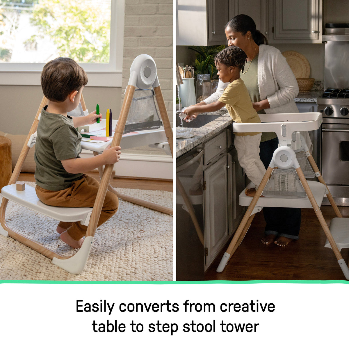 Ingenuity Table-to-Tower 2-in-1 Step Stool