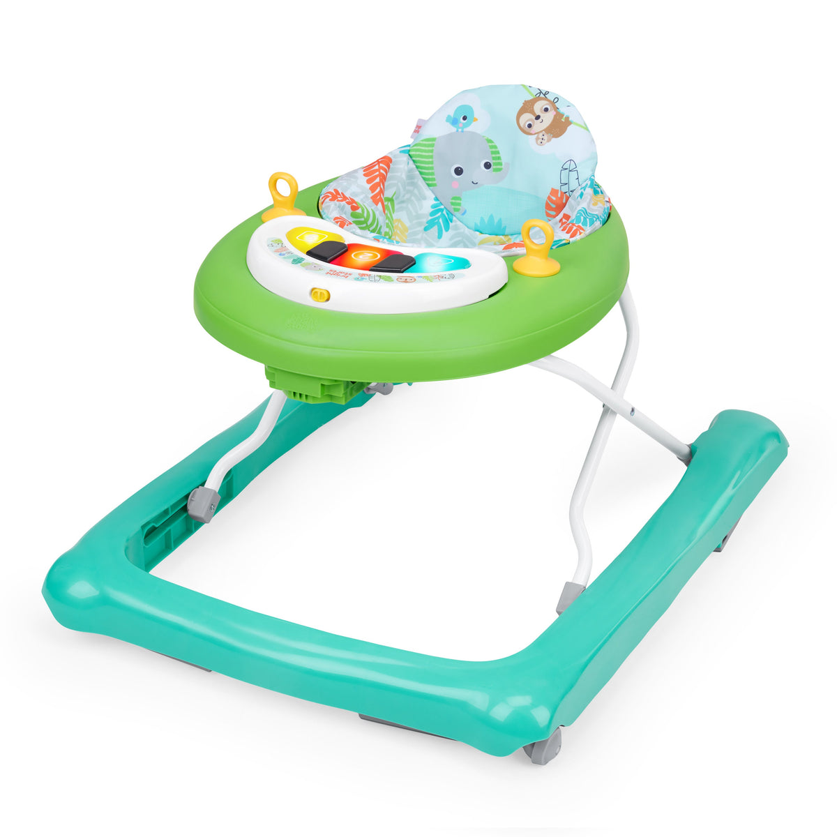 Bright Starts Tiny Trek Walker, Jungle Vines, 2-in-1 Walker