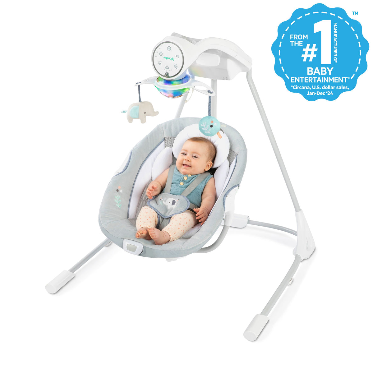 Ingenuity InLighten Soothing Swing  - Dakota