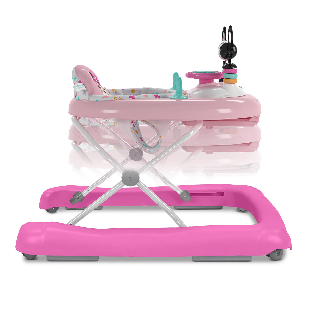 Disney Baby MINNIE MOUSE Tiny Trek Walker, Forever Besties, 2-in-1 Walker by Bright Starts