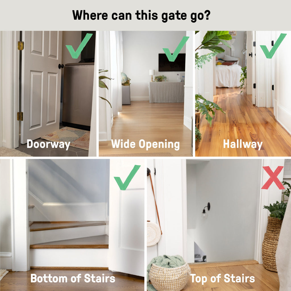 The Thruway 72XW Series Pet and Baby Metal Gate, Openings 44-72 wide, 36 tall - Bronze